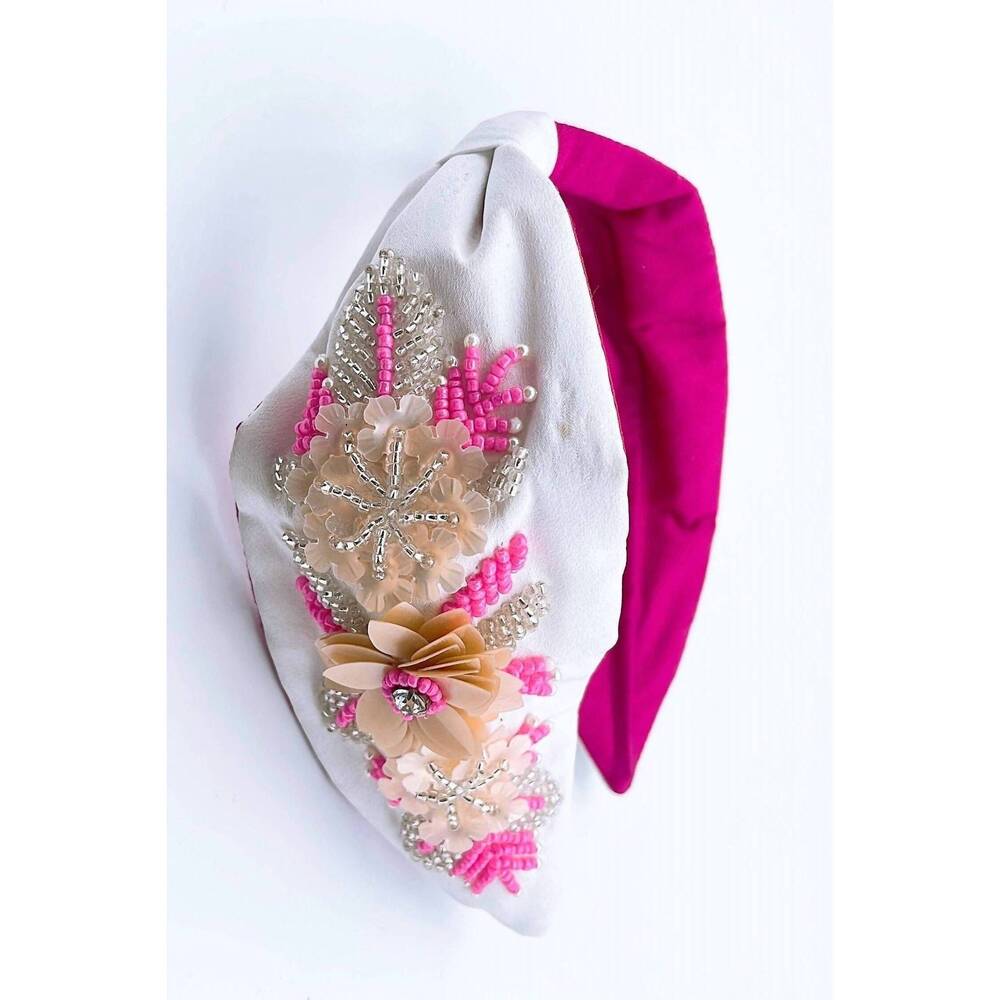 NEW TREASURE JEWELS women's garden headband in shades of pink